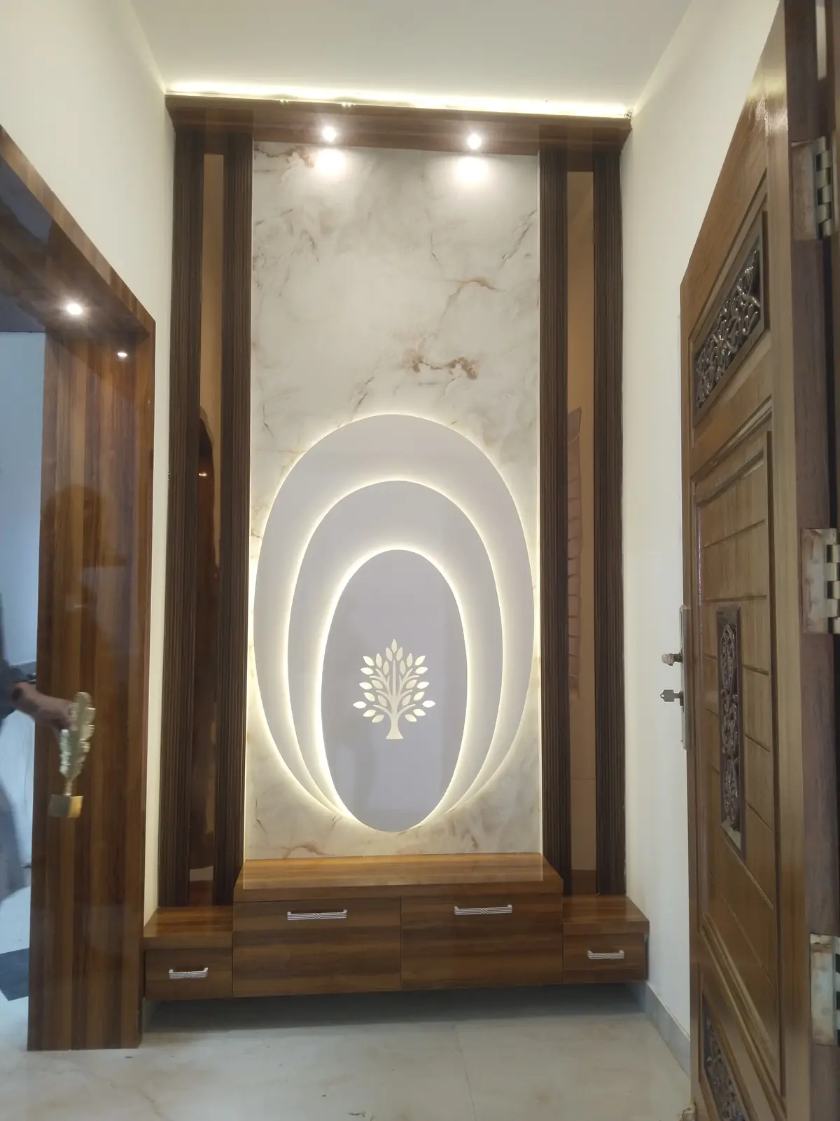Minimalist Pooja Space